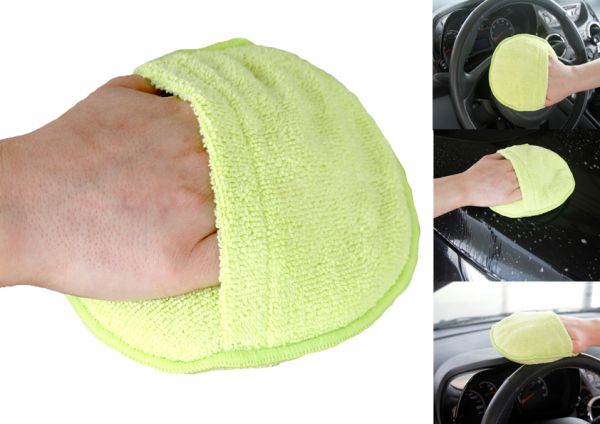 Microfaser Reinigungs- & Polierpad Handschuh, grün - MF309.3