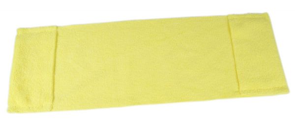 Microfaser Einweg-Mopp mit Taschen, 40cm, gelb, MPME312.2